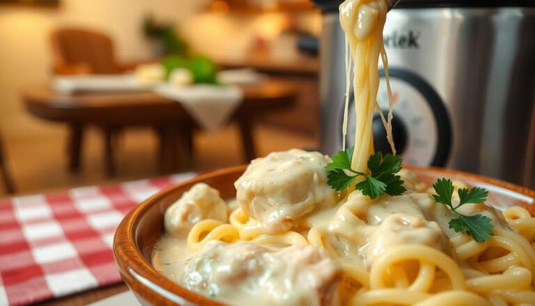 crock pot chicken alfredo