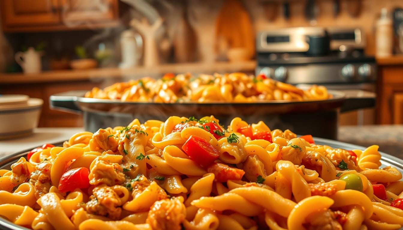 crockpot chicken pasta
