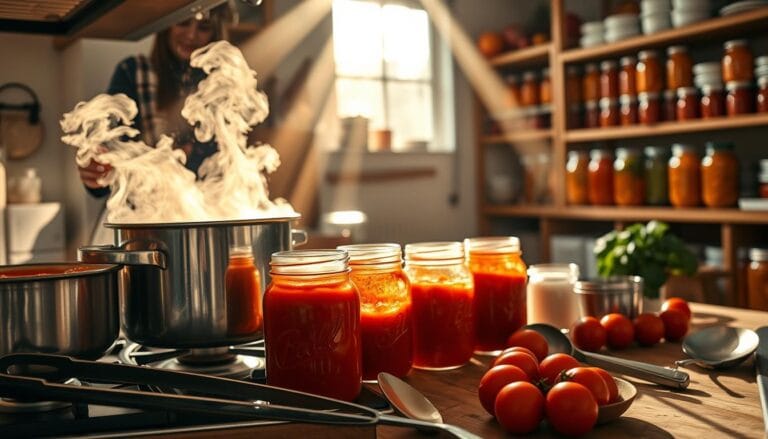 water bath canning tomato sauce