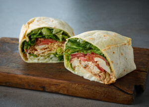 caesar chicken wrap