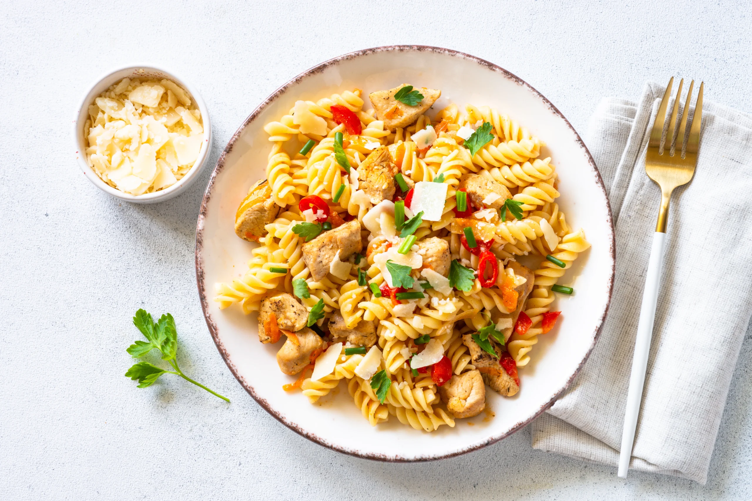 garlic butter chicken pasta recipe