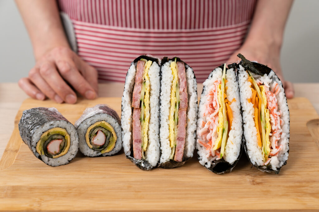 Sandwich Sushi Rolls