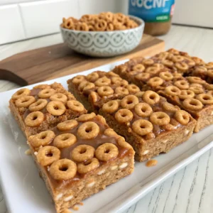 peanut butter cheerio bars