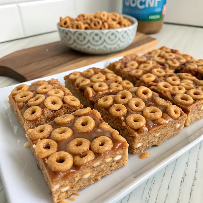 peanut butter cheerio bars