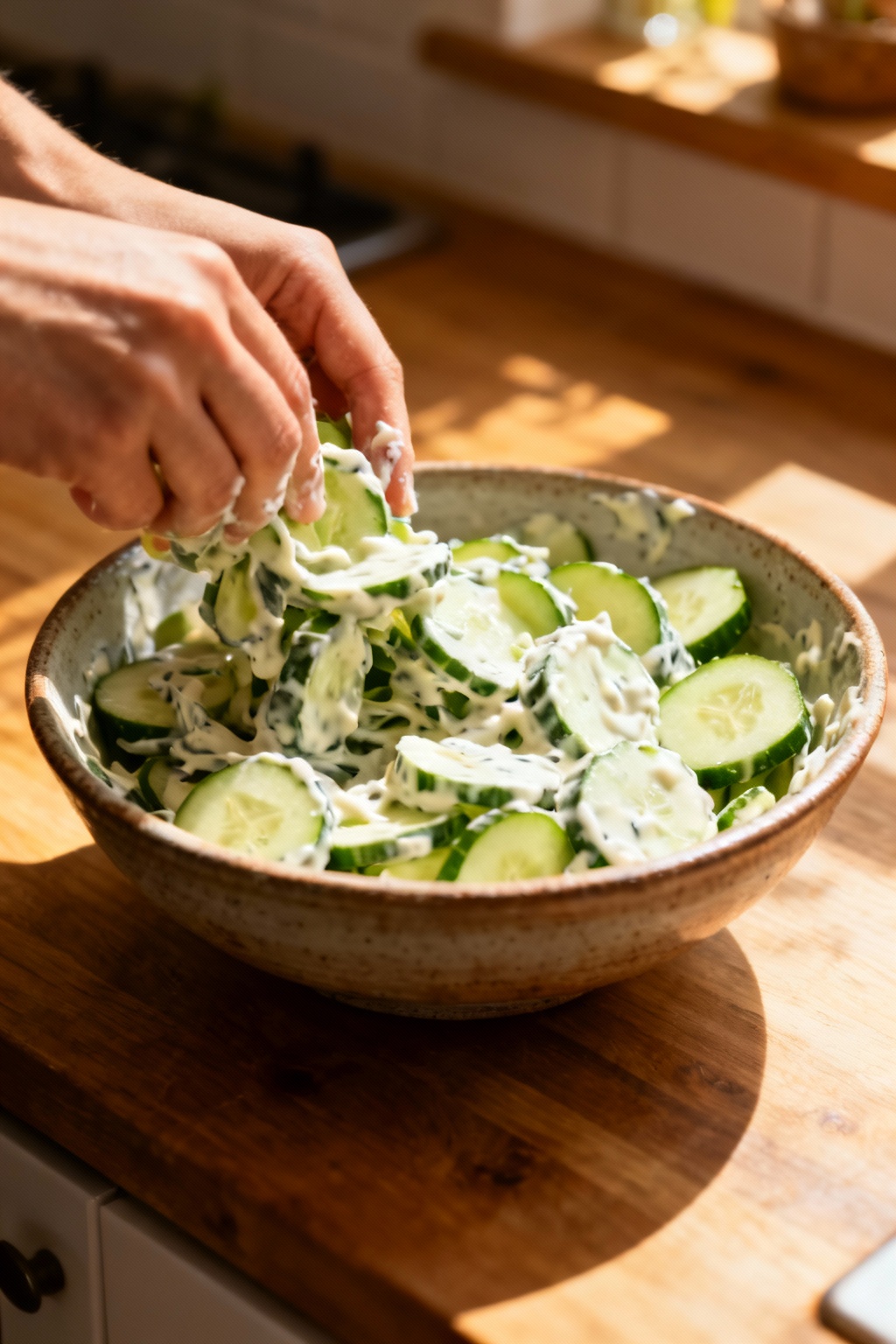Creamy Cucumber Salad