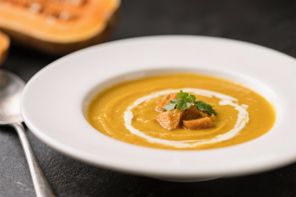 Protein-Packed Butternut Squash Soup