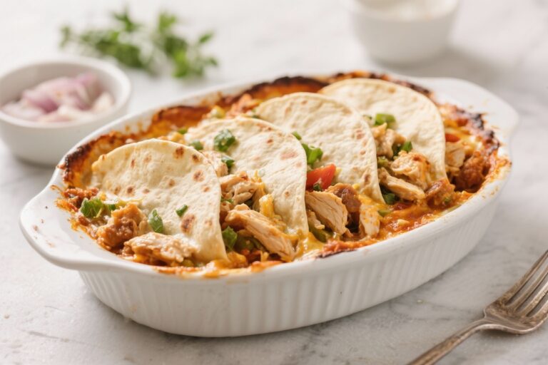 Chicken Burrito Casserole