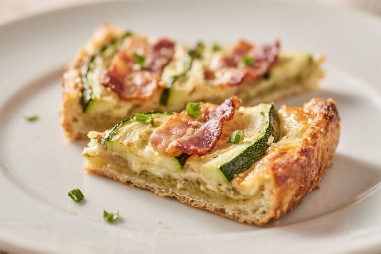 Zucchini Bacon Slice