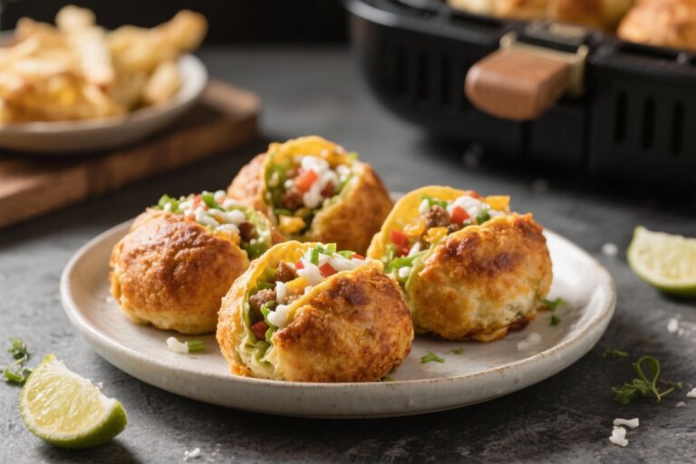 Air Fryer Taco Bombs