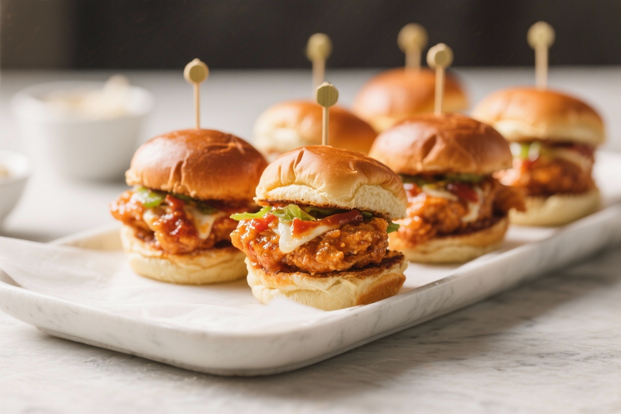 Bang Bang Chicken Sliders Recipe