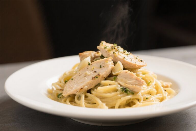 Garlic Butter Chicken Pasta Recipe